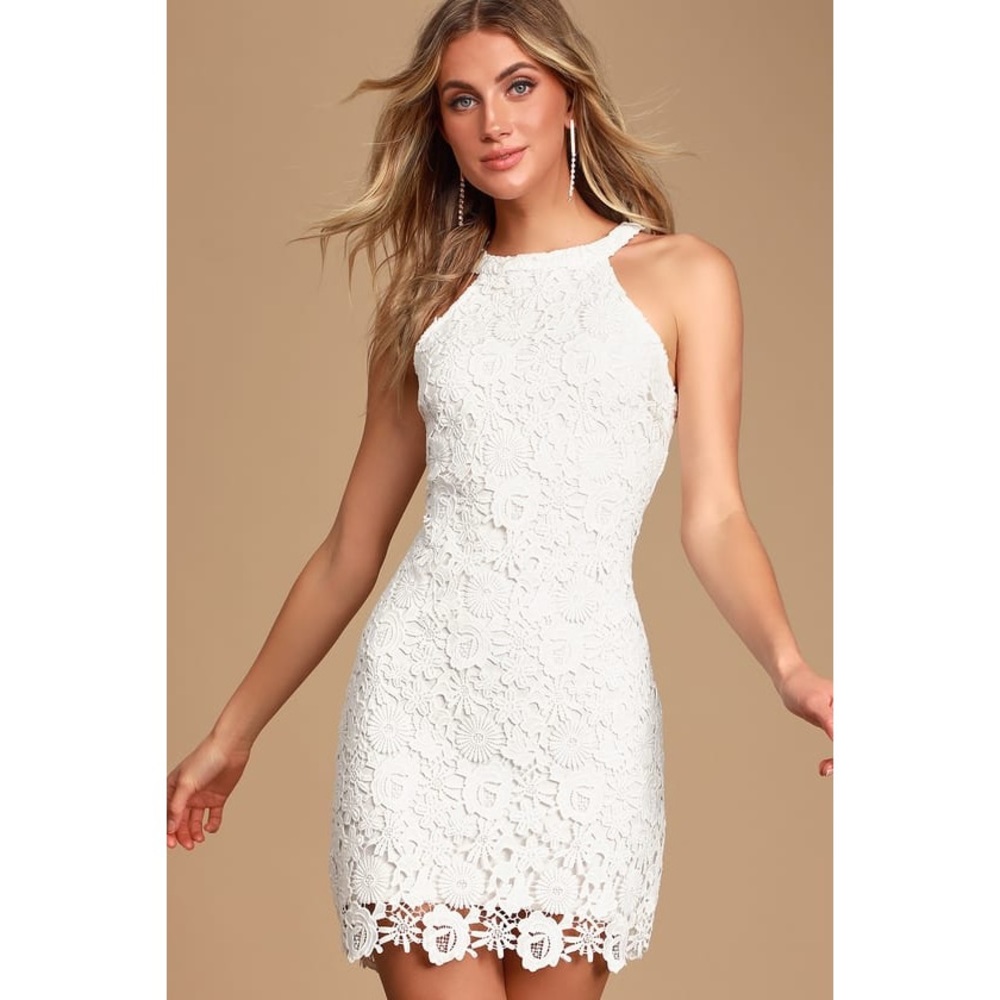 NWT Lulus Love Poem Lace Dress